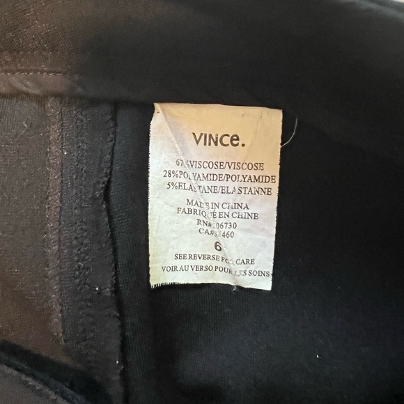Vince Size 6 Black Work Pants - Picture 4 of 6